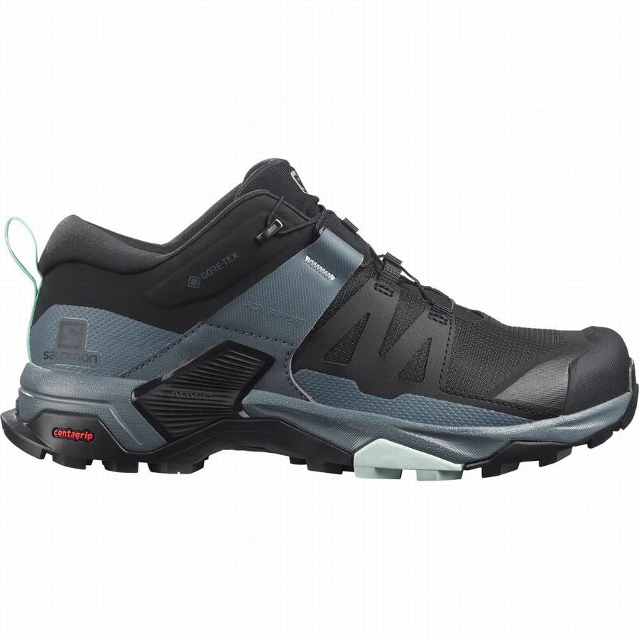 Ορειβατικά Παπούτσια Salomon X Ultra 4 Gore-tex γυναικεια μαυρα [WCF5051AH]